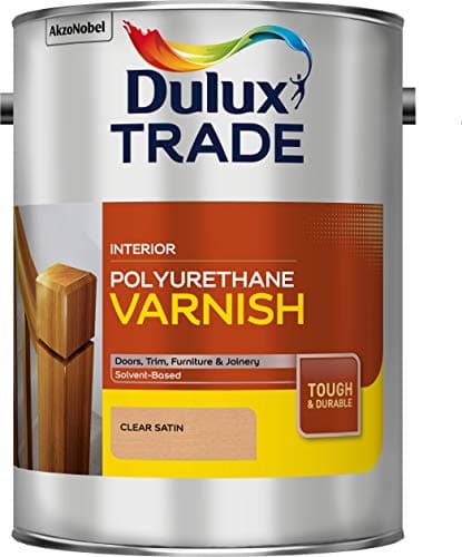 Image of Dulux Trade Polyurethane Varnish Satin 5L