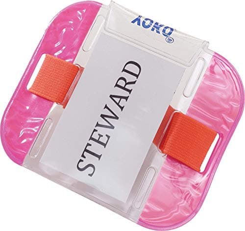 Image of Yoko Men's Yk202/Id03 Id Armband - Fluo Pink, One Size