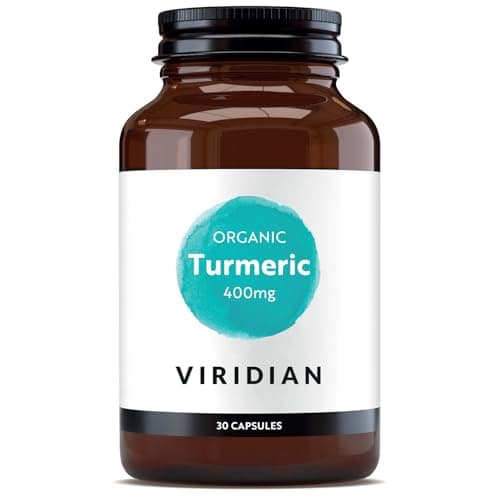 Image of Viridian - Organic Turmeric 400mg - 30 Caps | Joint Health & Mobility Support | Sustainably Sourced from South India | Pure & Vegan Formula | 100% Active Ingredients | Expertly Formulated