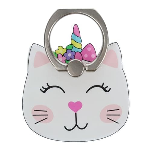 Image of Kittycorn Kitten Cat Unicorn Phone Ring Holder Grip Finger 360 Mount Stand Mobile Universal Loop for All Smartphones