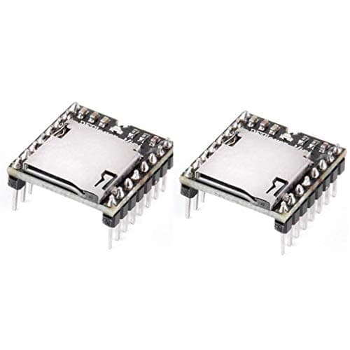 Image of Hailege 2pcs MP3 Player Mini MP3 Player Audio Voice Module TF Card U Disk Board DFPlayer Audio Voice Music Module for