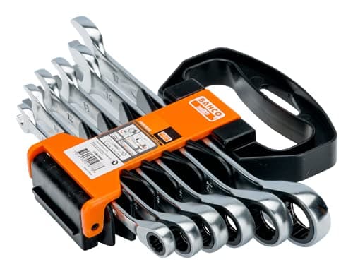 Image of BAHCO 1RM Ratcheting Combination Wrench Set, 6 Piece