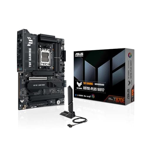 Image of Asus TUF GAMING X870E-PLUS WIFI7, AMD X870, AM5, ATX, 4 DDR5, HDMI, 2 USB4, Wi-Fi 7, 2.5G LAN, PD 30W, 4x M.2