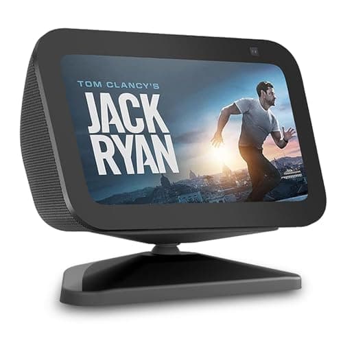 Image of ELPHA All-New Stand for Show 5 (3rd Gen) | Adjustable to Improve Viewing Angle | Swivel and Tilt Accessories Compatible with Show 5 Smart Display & iPhone Models | Black