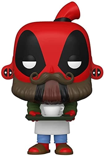 Image of Funko POP! Marvel: Deadpool 30th - Coffee Barista - Collectable Vinyl Figure - Gift Idea - Official Merchandise - Toys for Kids & Adults - Comic Books Fans - Model Figure for Collectors and Display