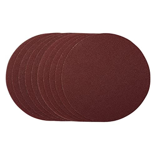 Image of Draper 55204 Sanding Discs, 180mm, 80 Grit, Hook & Loop (Pack of 10)