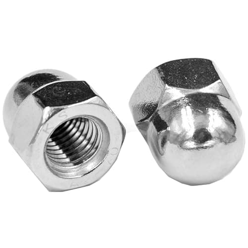 Image of Yesmin 12 Pcs M10 Dome Nut,304 Stainless Steel,For Industry,Power,Hardware,Equipment,Etc