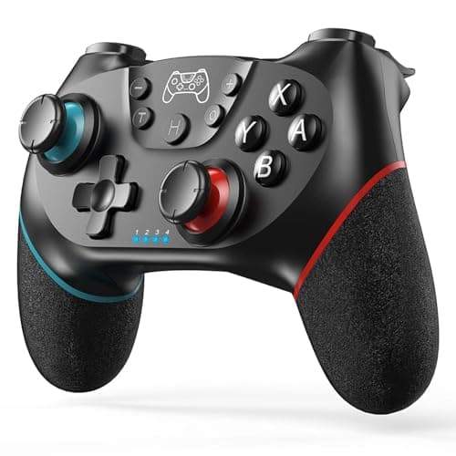 Image of Diswoe Upgraded Wireless Controller for Switch 1 2/Lite/OLED Pro Controller Switch with Hall Effect, S-witch Remote Joystick Gamepad Supports Wake up,Gyro Axis,Turbo,Dual Vibration and Screenshot