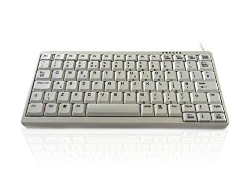 Image of Accuratus K82A 15KV- USB/PS2 Combo Mini Scissor Key Keyboard with 15KV ESD Air Discharge (WHITE UK)