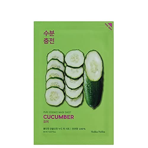 Image of Holika Holika Pure Essence Facial Sheet Mask, Cucumber, 23 ml