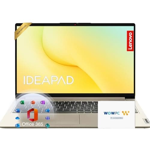 Image of Lenovo IdeaPad 15.6 inch Laptop Computer with Microsoft 365 Home and Business • 12GB RAM • 256GB PCIe SSD • Intel Core • Wi-Fi 6 • 11HR Battery • 1TB Cloud Storage • Windows 11 • WOWPC Recovery USB