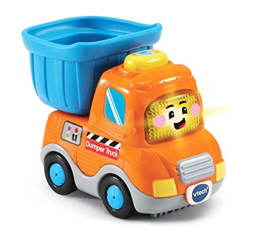 Image of Vtech Toot-Toot Drivers Dumper Truck | Interactive Toddlers Toy for Pretend Play with Lights and Sounds | Suitable for Boys & Girls 12 Months, 2, 3, 4 + Years, German Version
