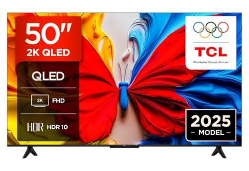 Image of TCL 50S5K-UK – 50” Full HD Smart QLED Direct LED TV with Android TV & HDR - Compatible with Google Cast & Google Home, Slim Design