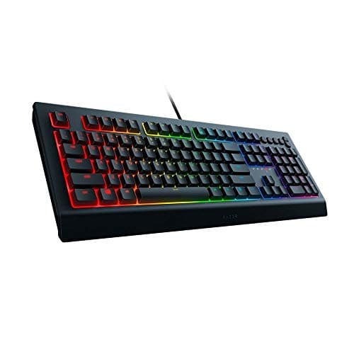 Image of Razer Cynosa V2 Gaming Keyboard: Customizable Chroma RGB Lighting - Individually Backlit Keys - Spill-Resistant Design - Programmable Macro Functionality - Dedicated Media Keys