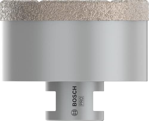 Image of Bosch 1x PRO Multi Material Dry Diamond Core Cutters for Bore 22.23 and Small Angle Grinders (for Tiles, Hard tiles, Ø 75 mm, Professional Accessory Small Angle Grinder)