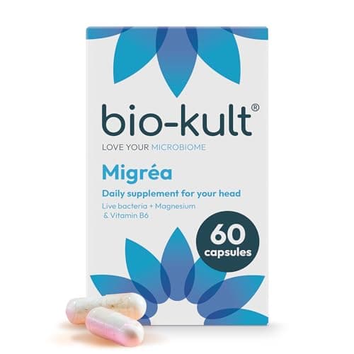 Image of Bio-Kult Migréa | 14 Strains + Magnesium & Vitamin B6 | Head, Nervous System & Gut Support | 60 Capsules