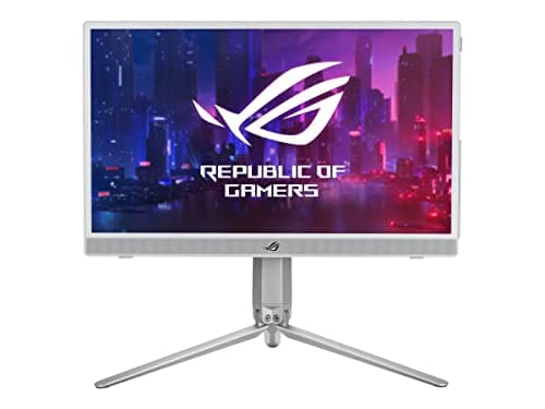 Image of ASUS ROG Strix XG16AHP-W Portable 144Hz Gaming Monitor – 15.6-inch FHD, 144 Hz, IPS panel, G-SYNC compatible, 7800 mAh battery, fold-out kickstand, USB Type-C, micro HDMI, ROG Tripod and ROG sleeve