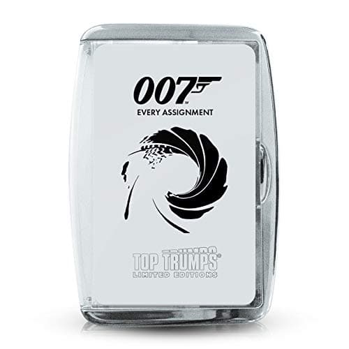 Image of Top Trumps WM01197-EN1-6 James Bond Every Assignment Limited Editions Card Game, featuring 30 characters including Honey Ryder from No Time To Die, Makes a great gift for ages 12 plus, Multicolor