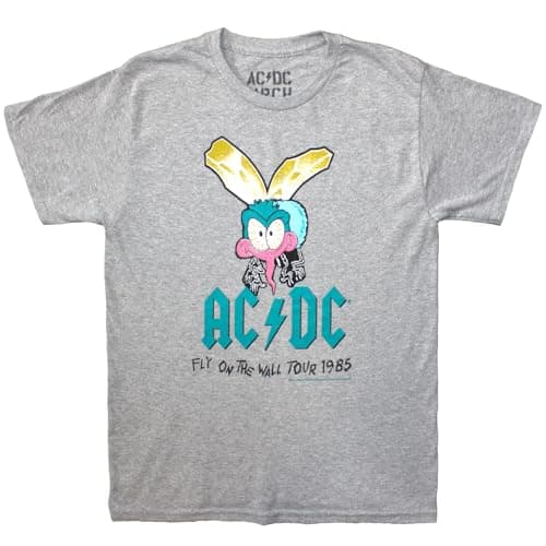 Image of AC/DC Childrens/Kids Fly On The Wall Tour 85 T-Shirt (3-4 Years) (Grey)