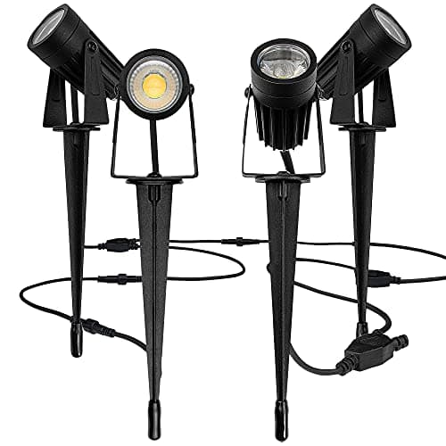 Image of Luceco LED Decorative Outdoor Garden Spike Light Kit, Set of Four, 4x3 Watts, 4x200 Lumen, 4000K Colour Temperature,LEXGSPK4P40-01