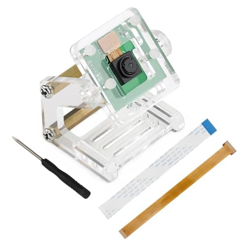 Image of FREENOVE 5MP Camera for Raspberry Pi 5 4 B 3 B+ A+ Zero 2 W with Adjustable Holder and Ribbon Cable, 62° Viewing Angle, 1080P 720P Output