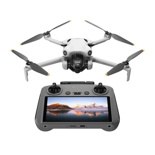 Image of DJI Mini 4 Pro (DJI RC 2), Folding Mini-Drone with 4K HDR Video Camera for Adults, Under 0.549 lbs/249 g, 34 Mins Flight Time, 20 km Max Video Transmission Distance, Omnidirectional Vision Sensing