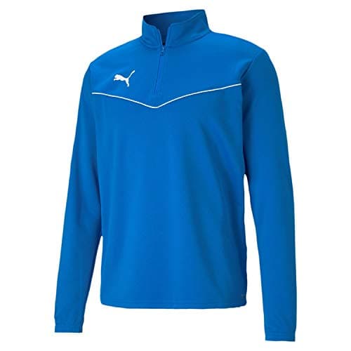 Image of PUMA Unisex 1/4 Puma teamRISE 1 4 Zip Top, White, 5XS UK