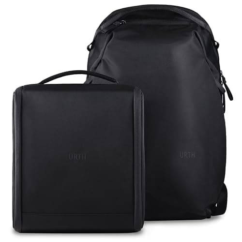 Image of Urth Norite 24L Modular Camera Backpack – for DSLR, Lens, 15/16” Laptop, Weatherproof + Recycled (Black)