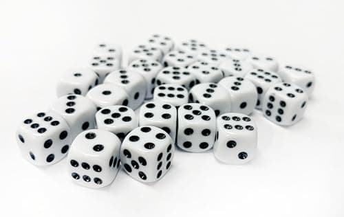 Image of 30x D6 Dice Set | 10mm (White)