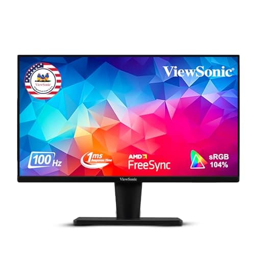 Image of ViewSonic VA2215-H 22-inch 1080p Full HD Monitor with Frameless Design, 75Hz, VGA, HDMI, Eye Care for Work and Study at Home