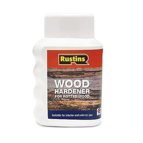 Image of Rustins Wood Hardener for Rotted Wood 250ml -– Repairs Rotted Timber | Fast-Acting Formula Reinforces Soft, Damaged Areas Before Filling or Painting