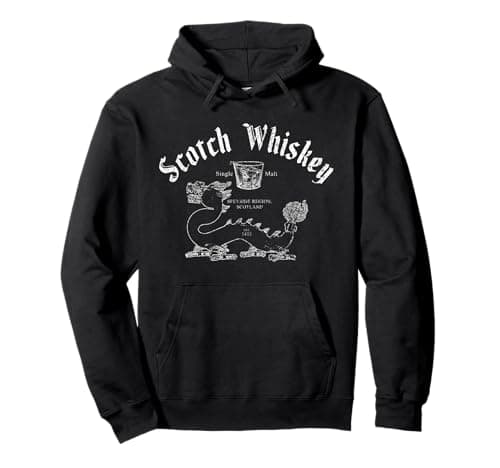 Image of Scottish Whiskey Scotland Single Malt Whisky Vintage Pullover Hoodie