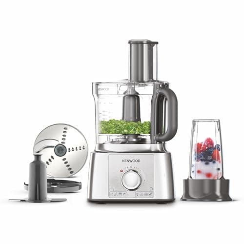 Image of Kenwood FDP65.180SI 2 in 1 Food Processor Multipro Express, Silver, 3 Litre Bowl