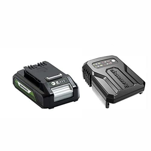 Image of Greenworks 24V Battery and Universal Charger - Original Charger for 24V Garden Tools. 2Ah Lithium-Ion Battery, 60Min Charge Time
