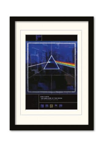 Image of Pink Floyd Dark Side Of The Moon 30Th Anniversary A3 Framed and Mounted Print,16 x 12 inches