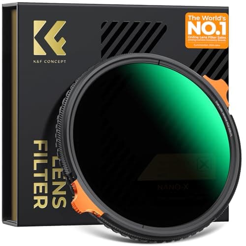 Image of K&F CONCEPT 82mm TRUE COLOR Variable ND2-32 ND Filter and CPL Circular Polarizing Lens Filter 2 in 1 for Fader Camera Lens Neutral Density Polarizer Filter (Nano-X Series)