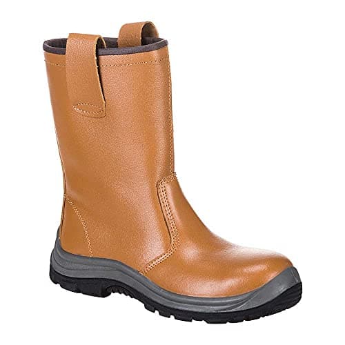 Image of Portwest Steelite Rigger Boot S1P HRO (Unlined), Size: 47, Colour: Tan, FW06TAR47