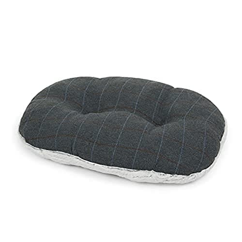 Image of Petface Twilight Tweed Oval Dog Cushion, Reversible & Machine Washable, Medium (Pack of 1)