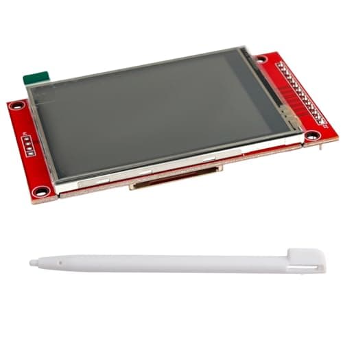 Image of DIYmalls 2.8" SPI TFT LCD Display ILI - 9341 Resisive Touch Screen Module 320x240 5V w/Card Slot for Arduino 2560 ESP32 Development Board