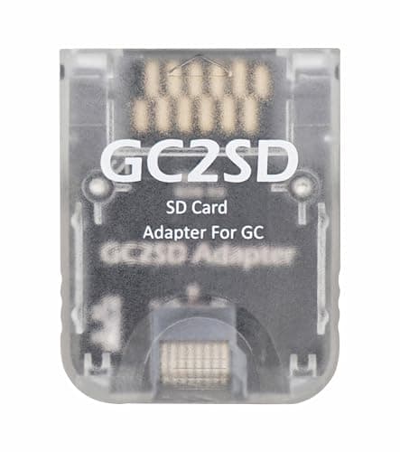 Image of Ceozon Micro SD Card Adapter TF Memory Card Reader Compatible with Gamecube Wii Console Transparent