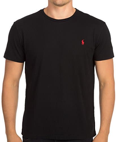 Image of Polo Ralph Lauren Men's Crew-Neck T-Shirt (Medium, Black)
