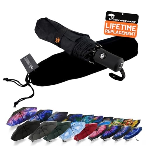 Image of SY COMPACT Travel Umbrella Windproof Automatic Unbreakable Umbrellas-Factory Direct High Cost-effective Umbrella