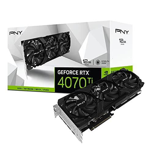 Image of PNY GeForce RTX™ 4070 Ti 12GB VERTO Triple Fan White Edition DLSS 3 Graphics Card