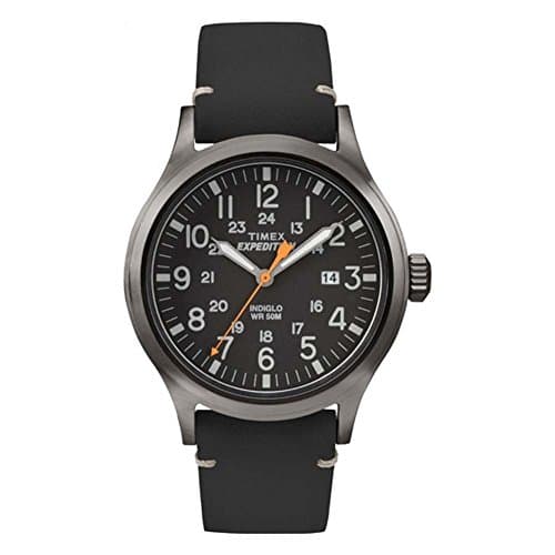 Image of Timex Expedition Scout Men's 40mm Leather Strap Watch TW4B01900