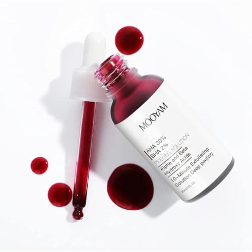 Image of AHA 30% + BHA 2% Peeling Solution, Glycolic Acid Peel with Lactic Acid, AHA BHA Exfoliant Facial Exfoliator for Large Pores, Wrinkles & Fine Lines, Chemical Peel for Face at Home, 30ML