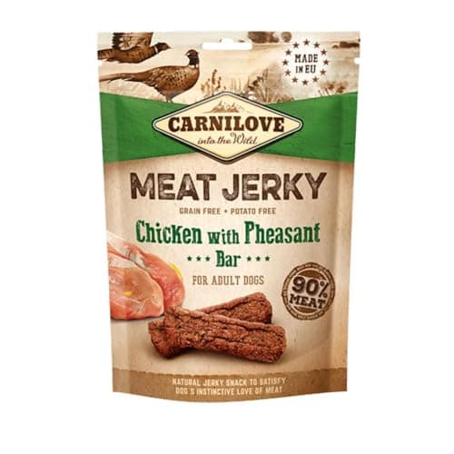 Image of Carnilove 100g Chicken Jerky With Pheasant Bar Dog Treat