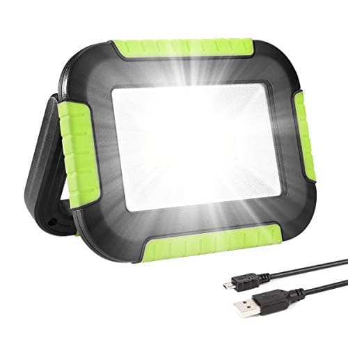 Image of LE Camping Light Rechargeable, 1000 Lumen Portable Work Light Rechargeable, Bright Outdoor Camping Lamp with 4400mAh Power Bank, 3 Modes LED Floodlight for Emergency, Power Cuts, Tents and More