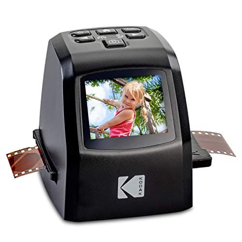 Image of KODAK Mini Digital Film and Slide Scanner - Converts 35mm, 126, 110, Super-8 and 8mm Film Negatives and Slides to 22MP JPEG Images - 3.5" LCD Display Incl. RODFD20