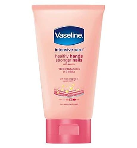 Image of Vaseline Intensive Care Healthy Hands + Stronger Nails Hand Cream 75Ml - Pack of 6
