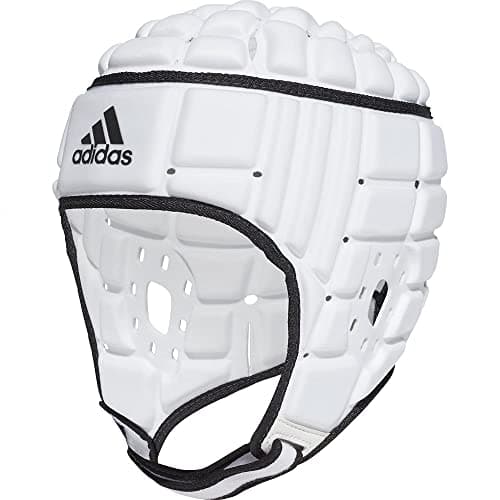 Image of Adidas Men Rugby Head Guard - White/Black, Small